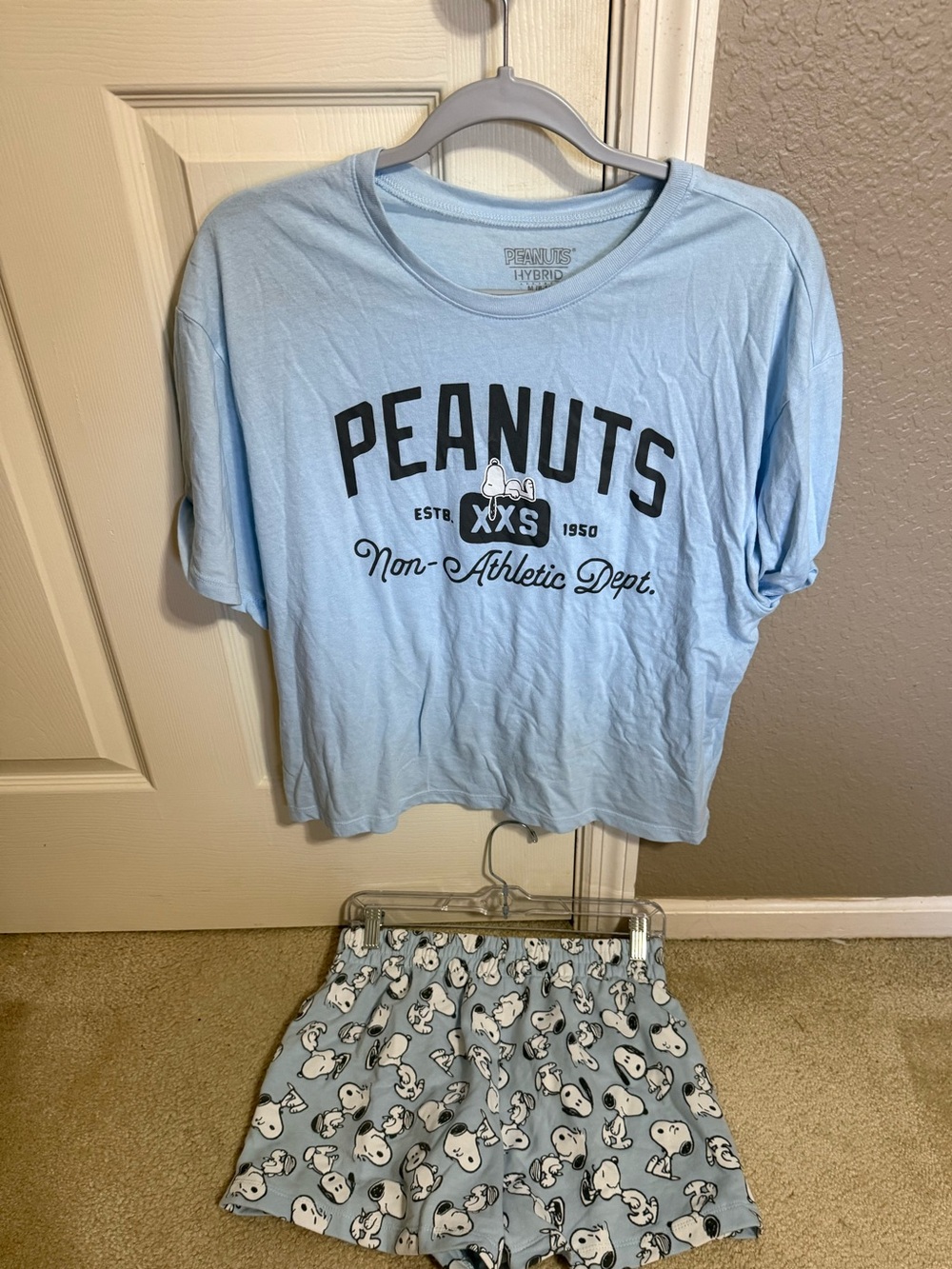Peanuts matching pajama set